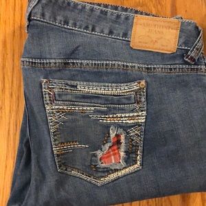 Amethyst Jeans with patches